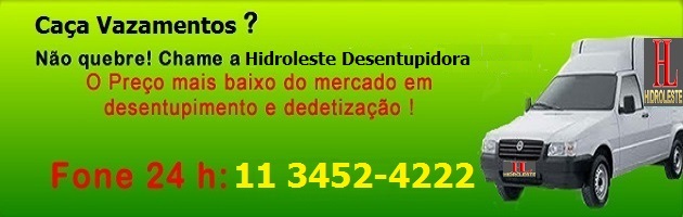 Caça Vazamentos Zona Leste